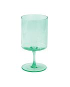 Lot de 2 verres à vin en verre RAINBOW verts - 360 ​​ml