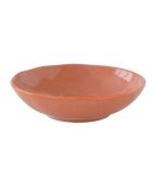 Set de 6 platos sopera de porcelana INTERIORS brick - D.19 cm