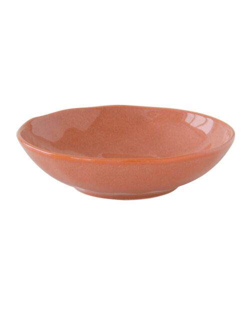Set de 6 platos sopera de porcelana INTERIORS brick - D.19 cm