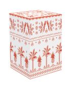 Mug en porcelaine EXOTIC VIBES blanc/orange - 600 ml