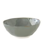 Set mit 4 INTERIORS Schalen aus seladonfarbenem Porzellan, D.15 cm