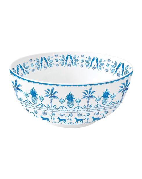Cuenco de porcelana azul EXOTIC VIBES - D.23 cm