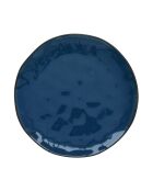 Set aus 4 blauen INTERIORS-Porzellan-Tellern, D.26 cm
