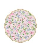 Juego de 6 platos de postre de porcelana GARDEN JOY multicolor - D.20 cm