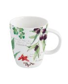 Mug en porcelaine HOME & KITCHEN multicolore - 350 ml