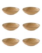 INTERIORS Suppenteller aus Terrakottaporzellan, Durchmesser 19 cm, 6 Stück