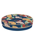 Juego de 4 platos de postre de porcelana KYOTO multicolor - D.19 cm