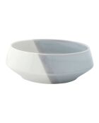 Set mit 2 Porzellanschalen DOUBLE grau - D.18 cm