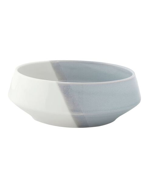 Set de 2 cuencos de porcelana DOBLE gris - D.18 cm