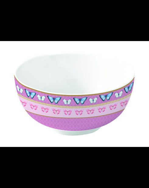 Lot de 6 bols SPRING PARADE roses - D.12 cm