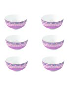 Lot de 6 bols SPRING PARADE roses - D.12 cm