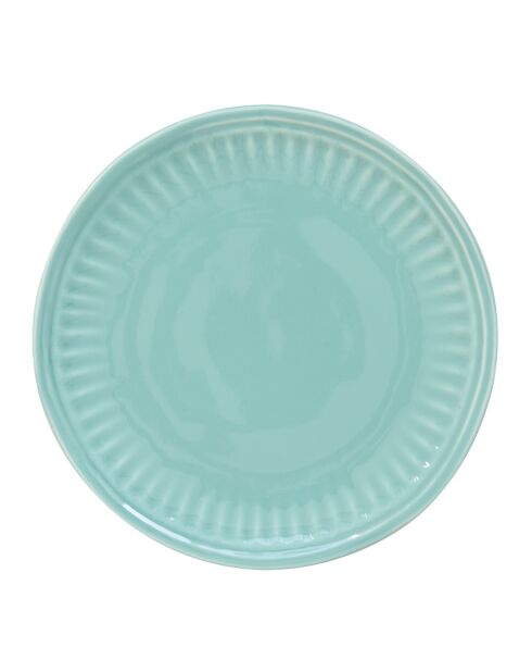 Set van 6 dessertborden van ABITARE aquaporselein - D.19 cm