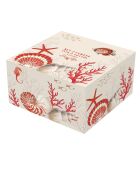 Lot de 2 Tasses et soucoupes à café CORAL REEF rouges - 110 ml