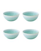 Lot de 4 bols en porcelaine ARTESANAL multicolore - 15 cm