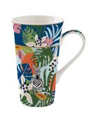 Tazza in porcellana fine MULTICOLOR TROPICAL VIBES - 600 ml