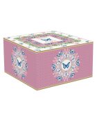 Veelkleurige SPRING PARADE porseleinen mok met schotel - 370 ml