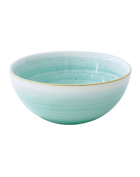 Set de 6 cuencos de porcelana ARTESANAL multicolor - 12 cm