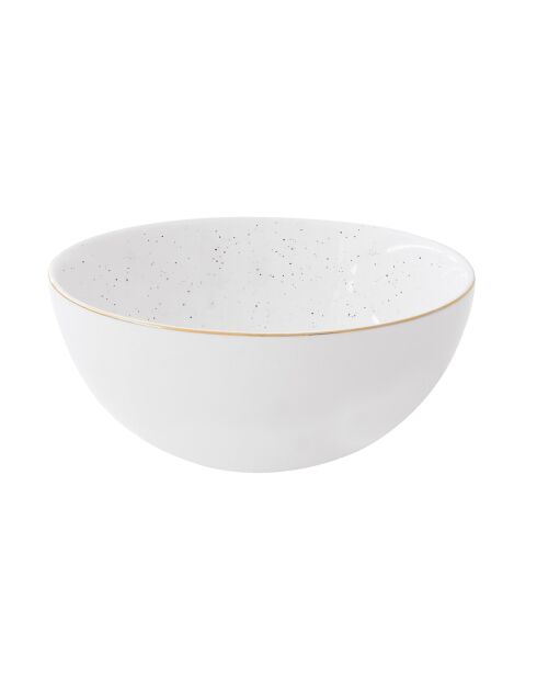 Set de 6 cuencos de porcelana ARTESANAL multicolor - 12 cm
