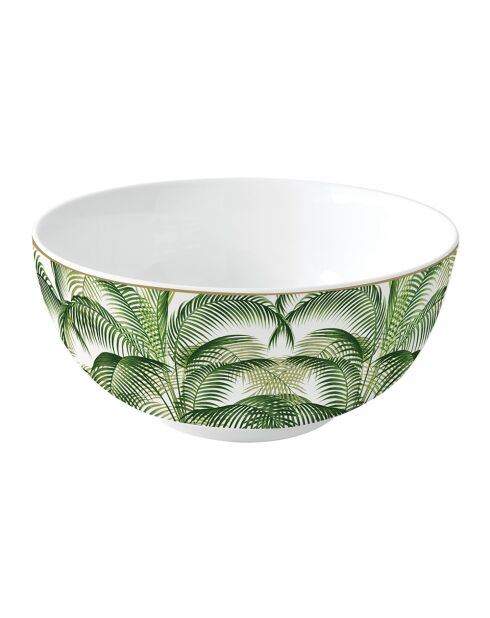 Lot de 4 bols en porcelaine CEYLON verts - D.15 cm