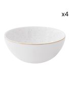 Set di 4 ciotole in porcellana ARTESANAL multicolore - 15 cm