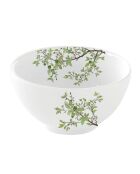 Ciotole NATURA in porcellana bianca/verde - D.12 cm