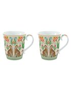 Lot de 2 tasses JUNGLE VIBES multicolore - 275 ml