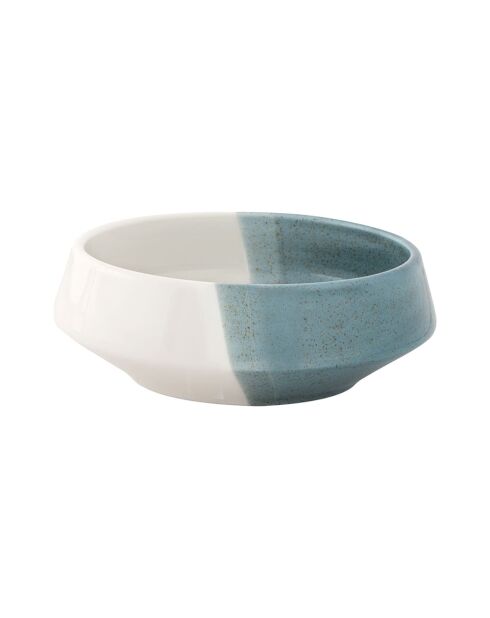 Set de 6 cuencos de porcelana DOUBLE azul - D.11 cm