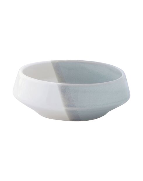 Set de 6 cuencos de porcelana DOBLE gris - D.11 cm