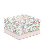 Lot de 2 tasses à café et soucoupes en porcelaine GARDEN JOY multicolores - 80 ml