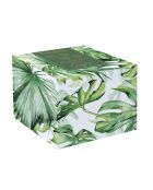 Lot de 4 mini bols en porcelaine en forme de feuille MADAGASCAR verts