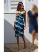 Sea Shore blauwe jurk zonder bandjes