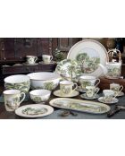 Taza y platillo de desayuno de porcelana, en caja CEYLON multicolor, 370 ml
