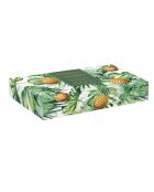 Cuenco de porcelana blanca con forma de piña MADAGASCAR - 22,5 x 14,5 cm