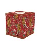 Lot de 2 tasses et soucoupes en porcelaine BENGALA rouges - 75 ml