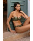 Maillot de bain 2 pièces bandeau Punk Plage kaki