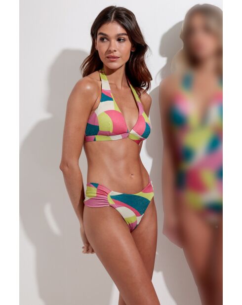 Halter Sunshine C meerkleurig 2-delig zwempak