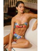 Desert Palm B Veelkleurig Bandeau 2-delig zwempak