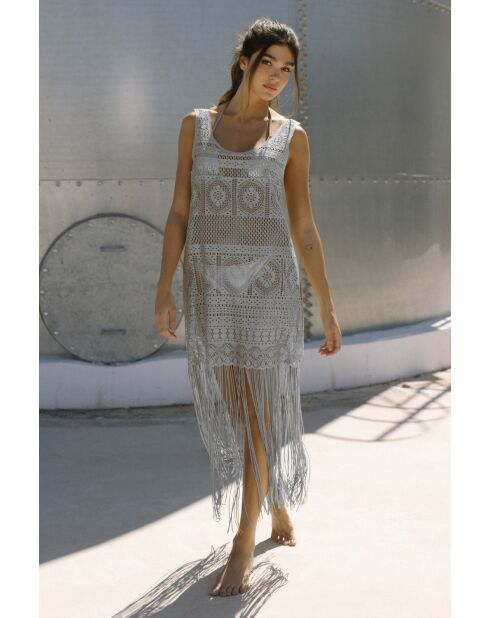 Abito in argento lucido