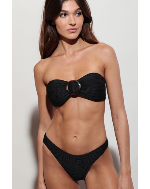 Waves Mare zwart 2-delig badpak met hoofdband