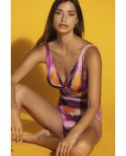Bañador de 1 pieza Purple Sand Knot