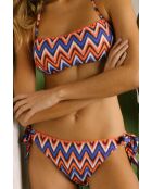 Ethnic Waves meerkleurig 2-delig badpak met hoofdband