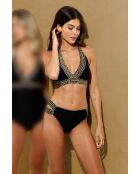 Luxe B zwart 2-delig badpak zonder rug