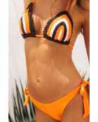 Cortinilla le jour du crochet 2-teiliger Badeanzug, orange