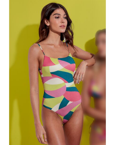 Bañador Soleil multicolor de una sola pieza