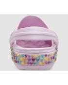 Crocbands Gem Band T roze klompen