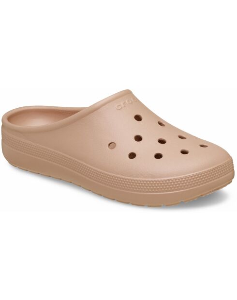 Sabots classic à profil bas rose caramel