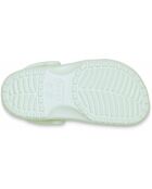 Klassieke lichte mintkleurige klompen