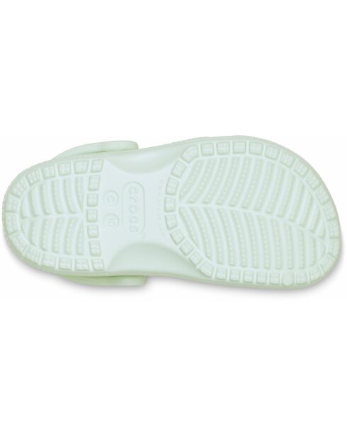 Klassieke lichte mintkleurige klompen