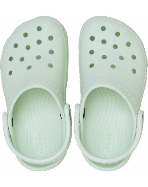 Klassieke lichte mintkleurige klompen