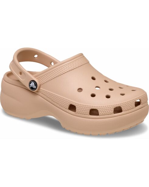 Sabots classic à Plateformes W caramel rose